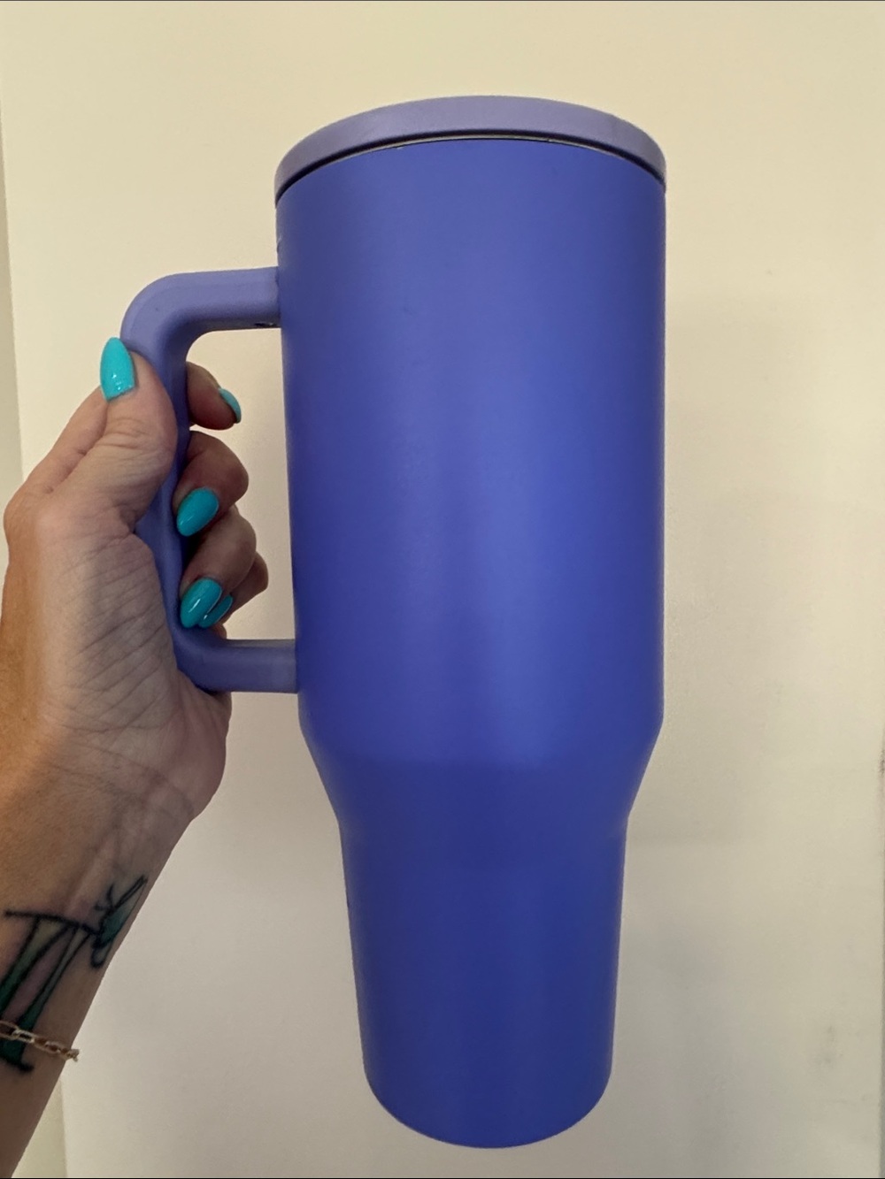 HydroJug Purple Travel Mug with Handle